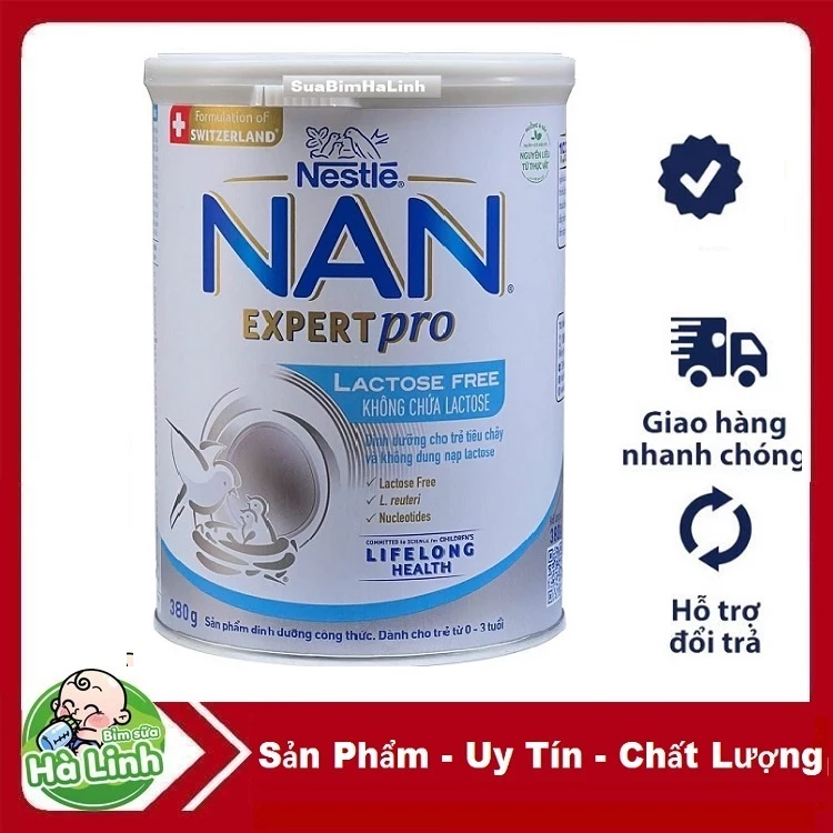 Sữa Bột Nestle NAN Expert Pro Lactose Free 400g - Nan all cho trẻ tiêu chảy