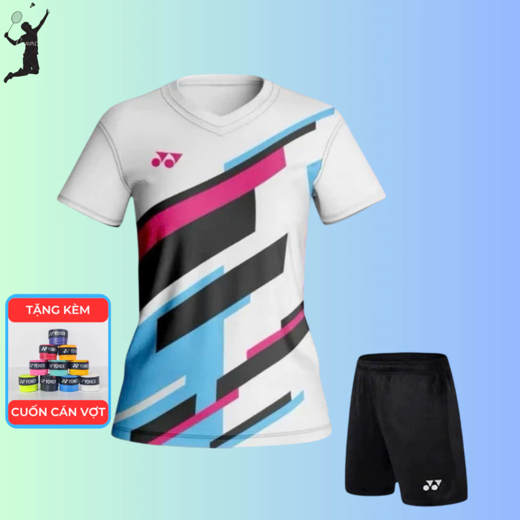 Áo Cầu Lông Mẫu mới nhất 2025 , Quần Cầu Lông, Bộ Cầu Lông YONEX Nam Nữ, Vải Thoáng Khí.