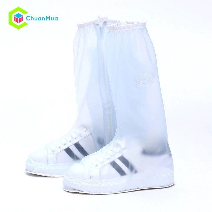 Ủng Bọc Giày Đi Mưa / Ủng Đi Mưa Nam Nữ ( Cổ Cao Dây Kéo Cao Cấp, Đồ Bảo Quản Phụ Kiện Giày, Áo Mưa Giầy, Giả Rẻ ... )