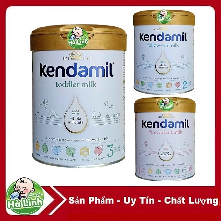 Sữa Bột Kendamil số 1,2,3 800g [Date 2027]