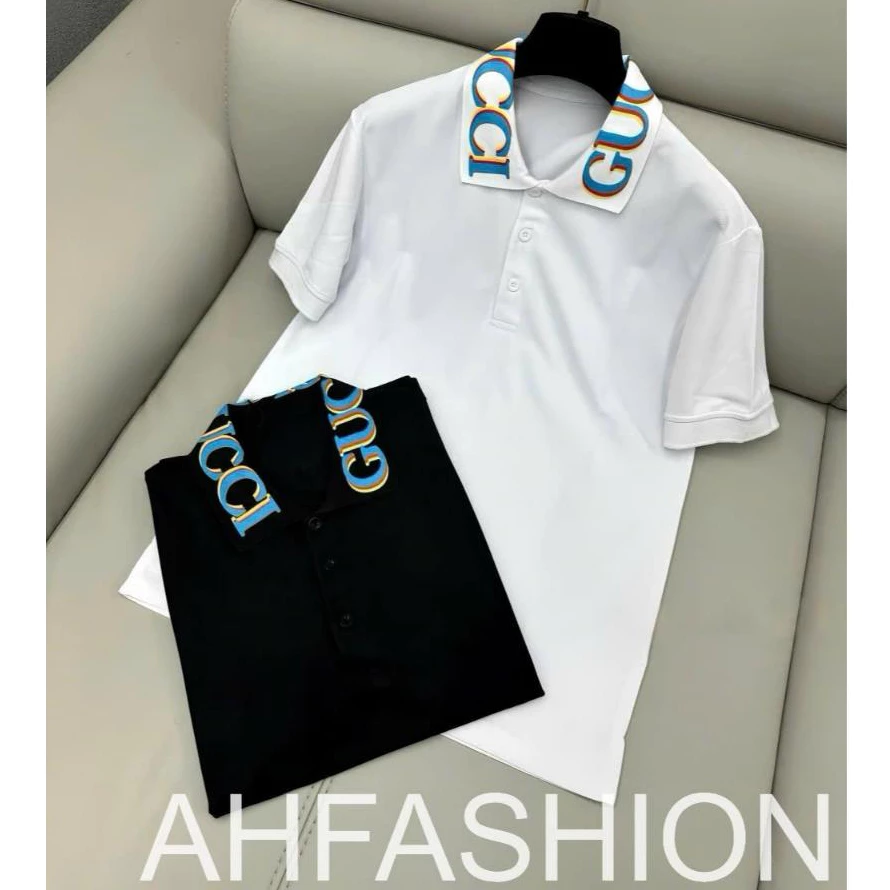 Áo Polo Nam Cổ Bo Viền Phối Màu Hot Trend Sang Trọng Form Ôm Tôn Dáng Chất Vải Co Gian Thoáng Mát