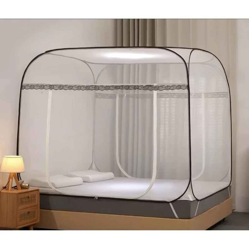Màn chống muỗi tự bung GIA ANH - Mùng chụp tự bung gấp gọn người lớn - Hàng Loại 1