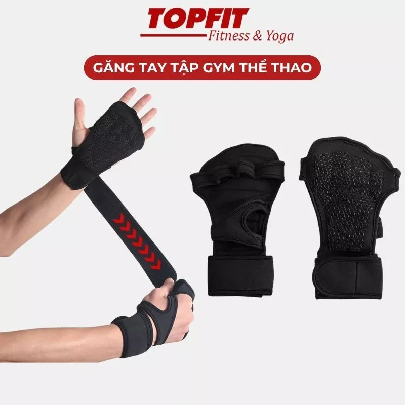 Găng Tay Tập Gym Chống Trượt Chất Liệu Silicon, Chống Chai Tay, Hỗ Trợ Bảo Vệ Cổ Tay Khi Tập Luyện – GANGT03