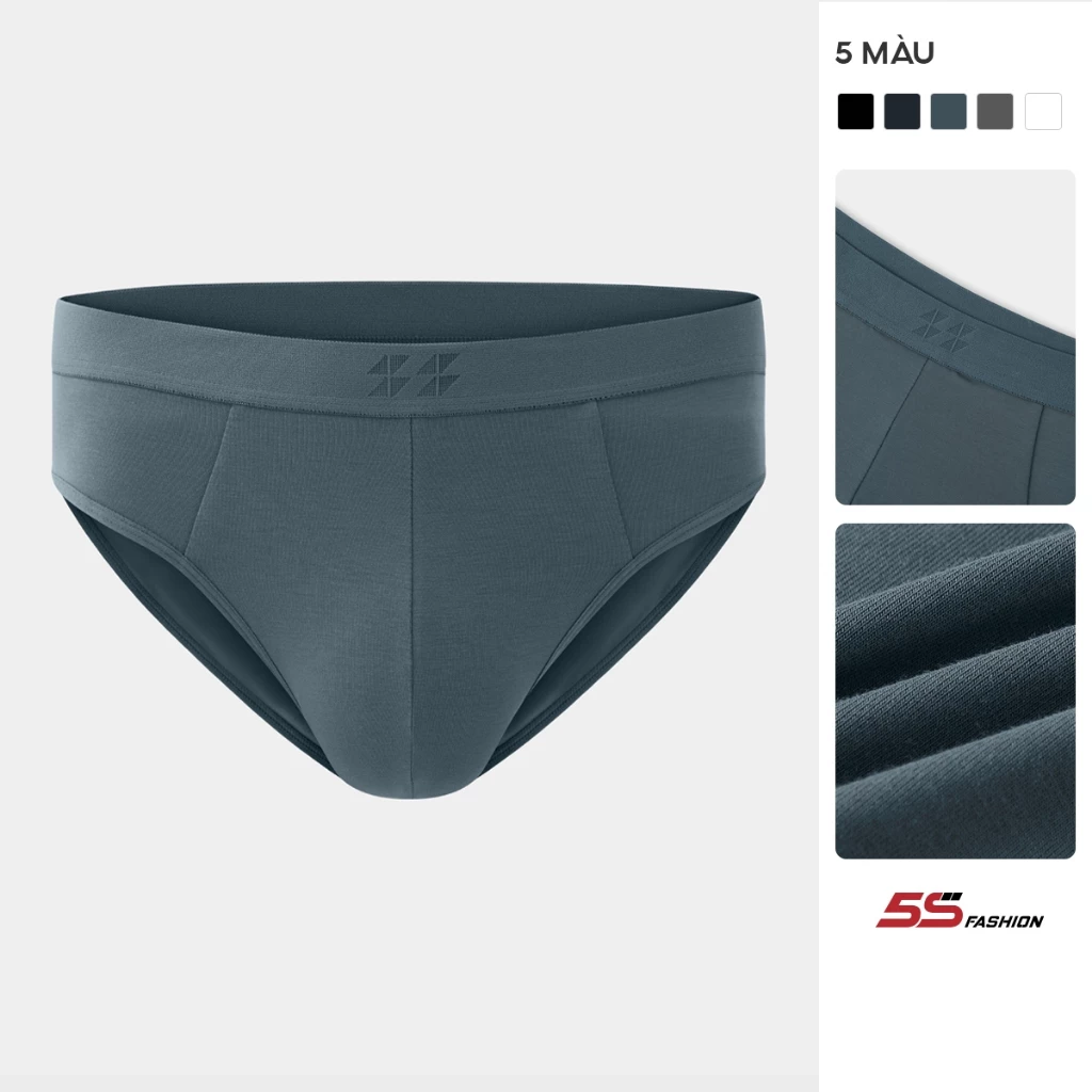 Quần Lót Nam 5S FASHION, Vải Mềm Mịn, Thấm Hút Tốt, Giãn Thoải Mái, Thiết Kế Basic BRF25015-013-113