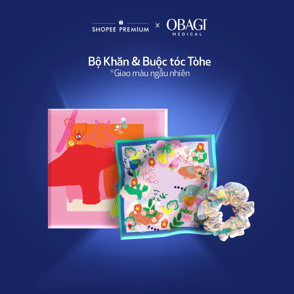 [HO] Combo khăn và buộc tóc Tòhe