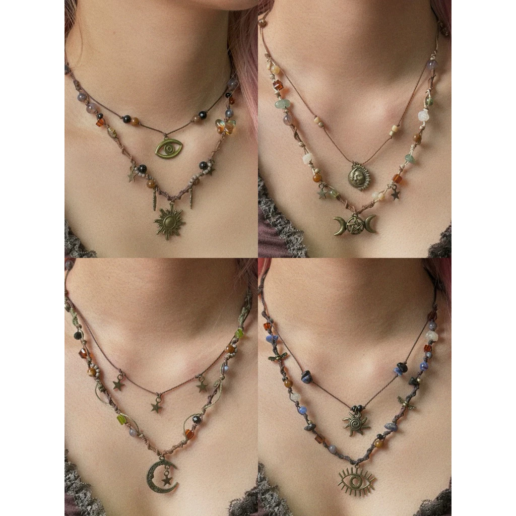 Dây chuyền Vintage - Vòng cổ Vintage Handmade - Dây chuyền Handmade - Phụ kiện thời trang-Trang sức vintage - HYGGE ♡.•*