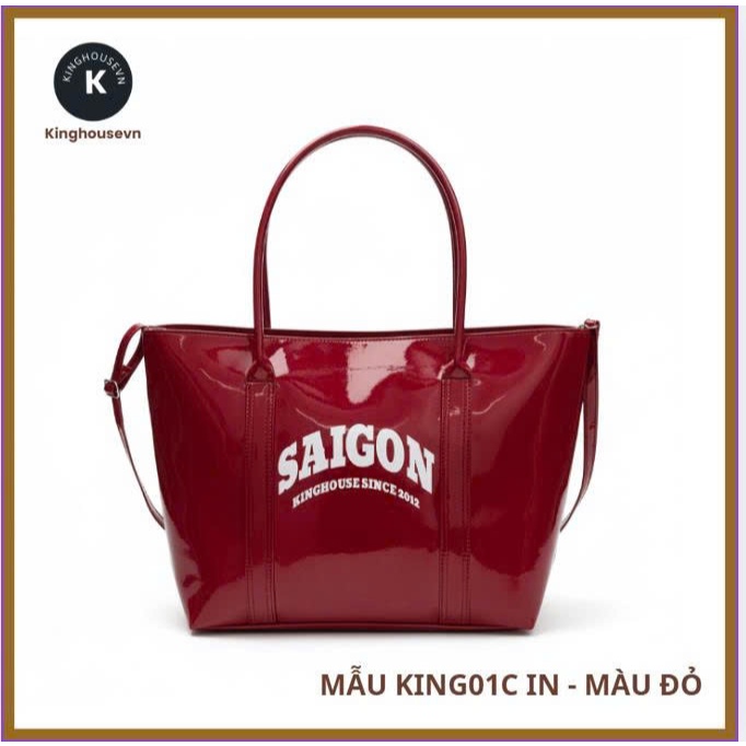 Túi xách thời tranh king01 in [saigon] nhiều màu sắc đựng laptop - sử dụng…