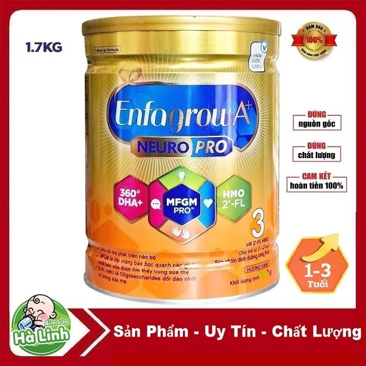 Sữa Enfagrow số 3 830g,1.7kg [Date 11/2027]