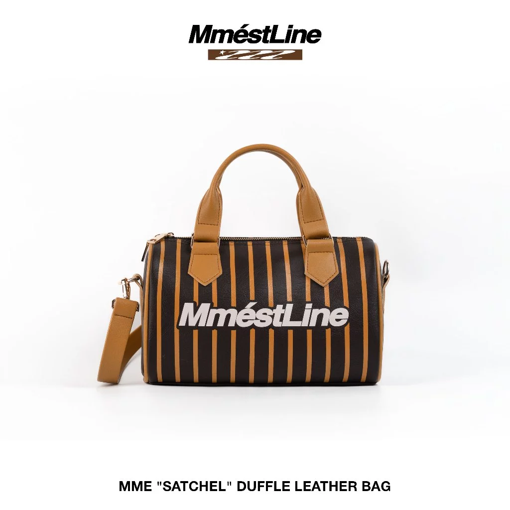 Túi Da Đeo Chéo MMESTLINE "SATCHEL" chất liệu da PU mềm form túi cứng cáp