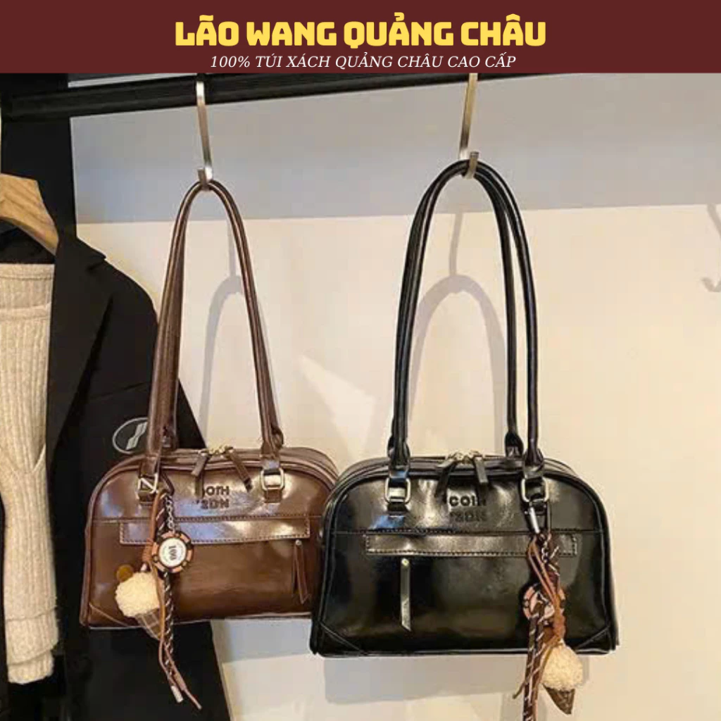 Túi xách nữ, túi đeo vai nhà chio2nd phù hợp đi học đi làm đi chơi, dễ dàng phối đồ tặng kèm charm kem(nđ316)