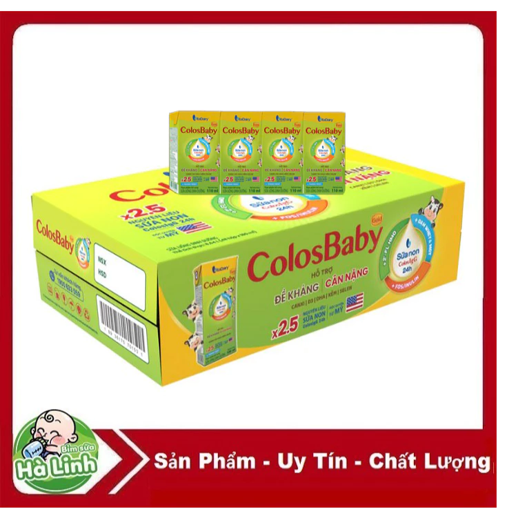 Sữa Bột Pha Sẵn Colosbaby Gold 110ml [Thùng 48 hộp]