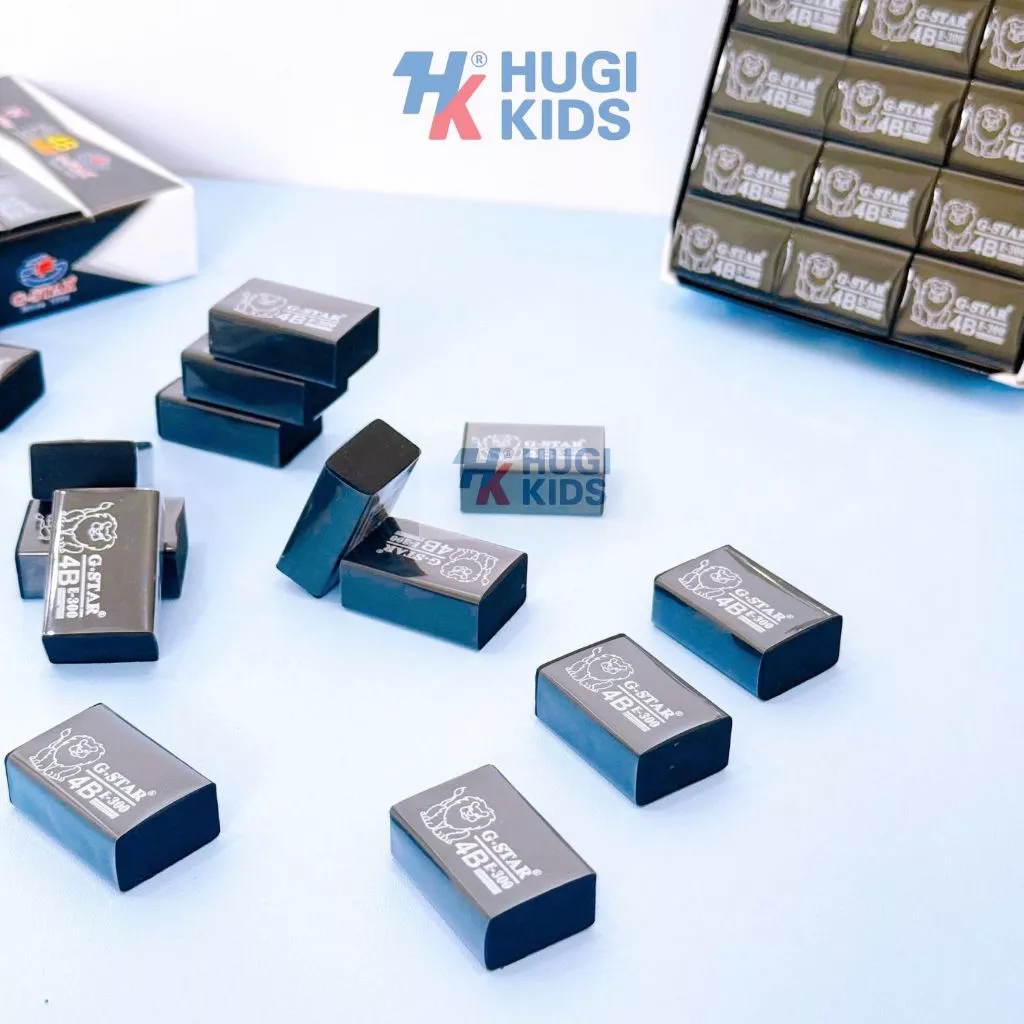 Combo 10 Cục Gôm Tẩy Gstar E-300 – Mềm Dẻo, Thơm Dễ Chịu, Tẩy Sạch Đẹp Cho Học Sinh