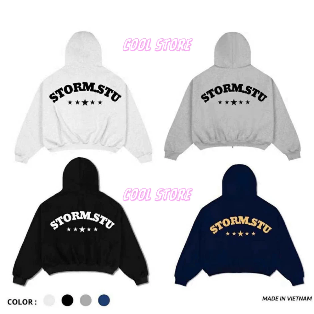 Áo hoodie nỉ bông thêu sắc nét , hàng cao cấp , chất bông mềm mịn siêu thích chuẩn hàng quảng châu COOL STORE