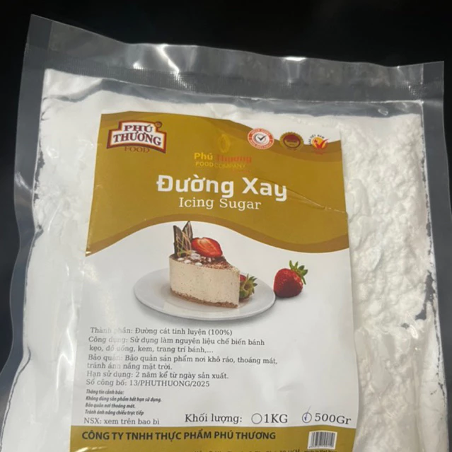 Đường xay trắng / đường bột  nguyên chất – ngọt tự nhiên, dễ tan không vón