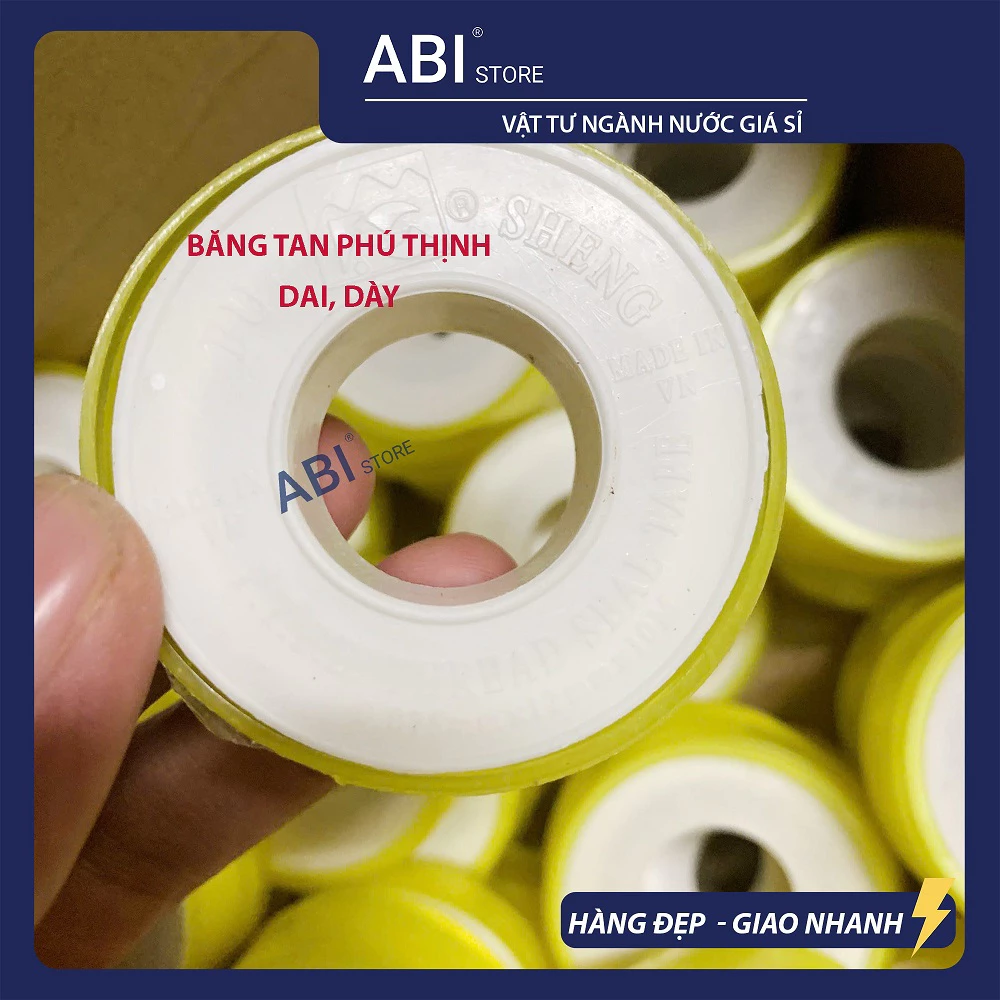 Combo 5 Cuộn Băng Tan Cao Su Non Chính Hãng Phú Thịnh 10M