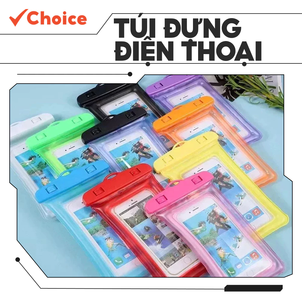 Túi Chống Nước Điện Thoại Có Phao - Chống Nước Hoàn Toàn, An Toàn Tuyệt Đối Khi Đi Bơi, Đi Biển