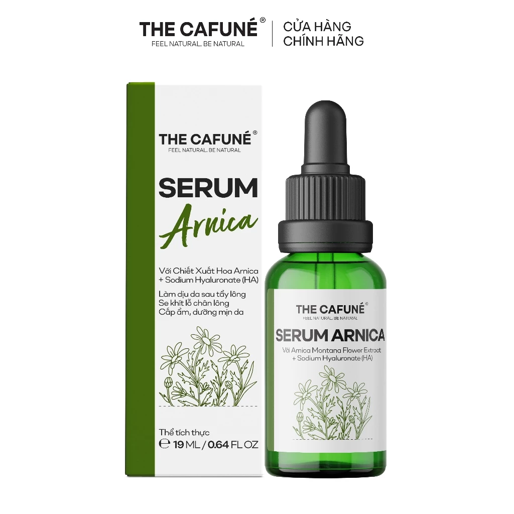 Serum Arnica The Cafuné 19ml, Dưỡng Da Sau Tẩy Lông, Làm Dịu Và Dưỡng Ẩm Da, Giúp Se Khít Lỗ Chân Lông