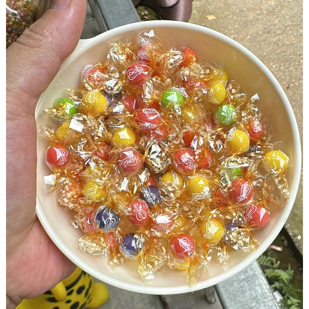 Kẹo Socola Vỏ Giòn Mini Trái Cây Thơm Ngon