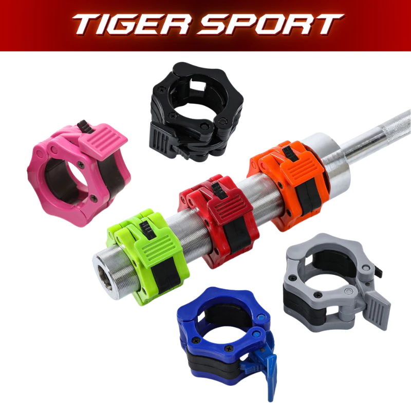 Kẹp Khóa Thanh Đòn Tạ Phòng Tập Bản Nâng DX-832, Khóa Nhựa ABS Kẹp Giữ Thanh Tạ 50mm