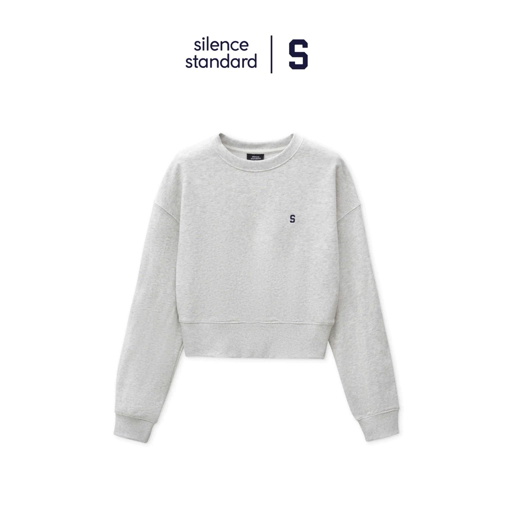 (New Arrival) Áo Crop Sweater SilenceStandard Premium/Logo S -AN06