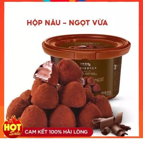 Socola Tươi Nama Hộp 408gr, Date Mới Hộp 80 Viên