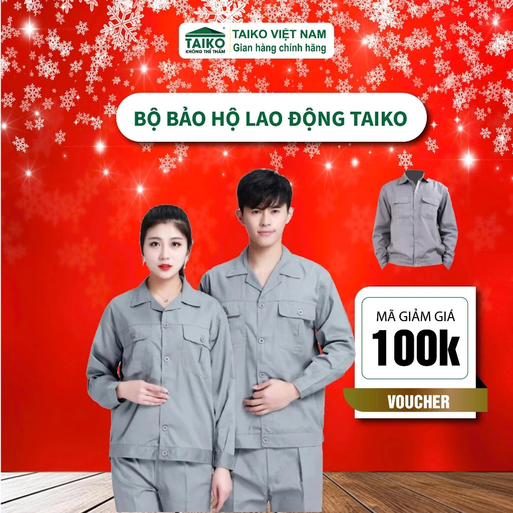 🧰 [CHÍNH HÃNG] Bộ Quần Áo Bảo Hộ Lao Động DURAX  – Vải Kaki 2/1 Cao Cấp, Màu Ghi