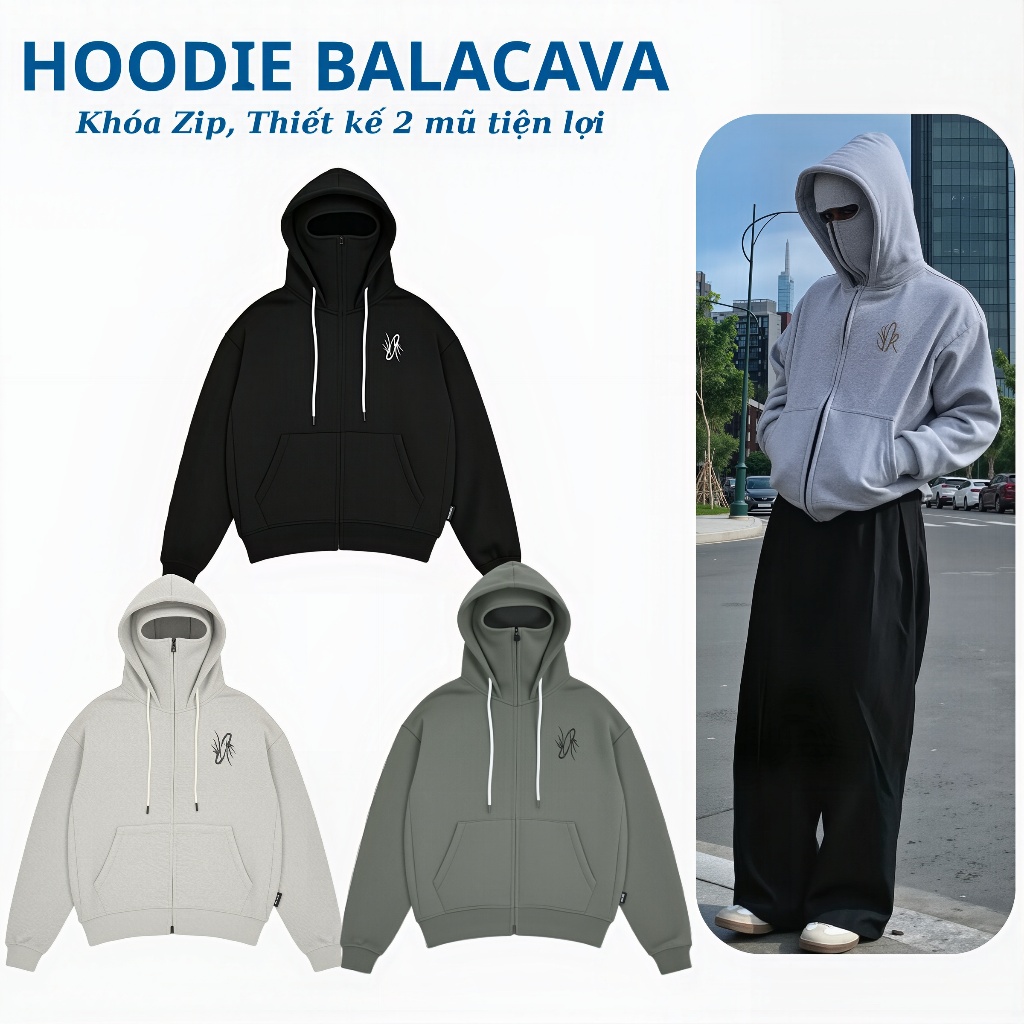 Áo Hoodie hoodie zip Unisex Local Brand Form Rộng Nam Nữ – Áo Khoác Hoodie Có…