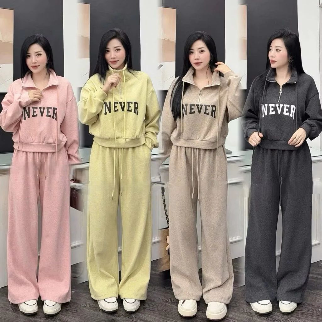 Set đồ nữ sang chảnh,set đồ nữ quần dài,bộ len thỏ dây luồn xịn sò hot trend sành điệu