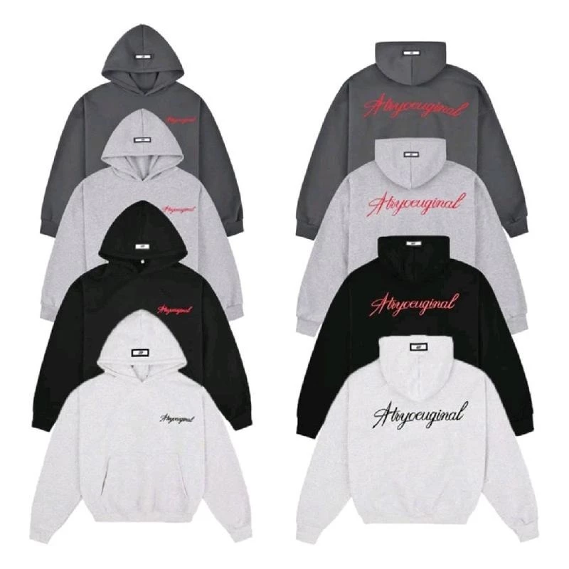 Áo Khoác Nam Nữ, Áo Khoác Hoodie Thêu Chữ Phối Thêu Ngực Cao Cấp Chất Nỉ Dày Dặn Chuẩn From Dáng Form BOXY size 35-75 kg