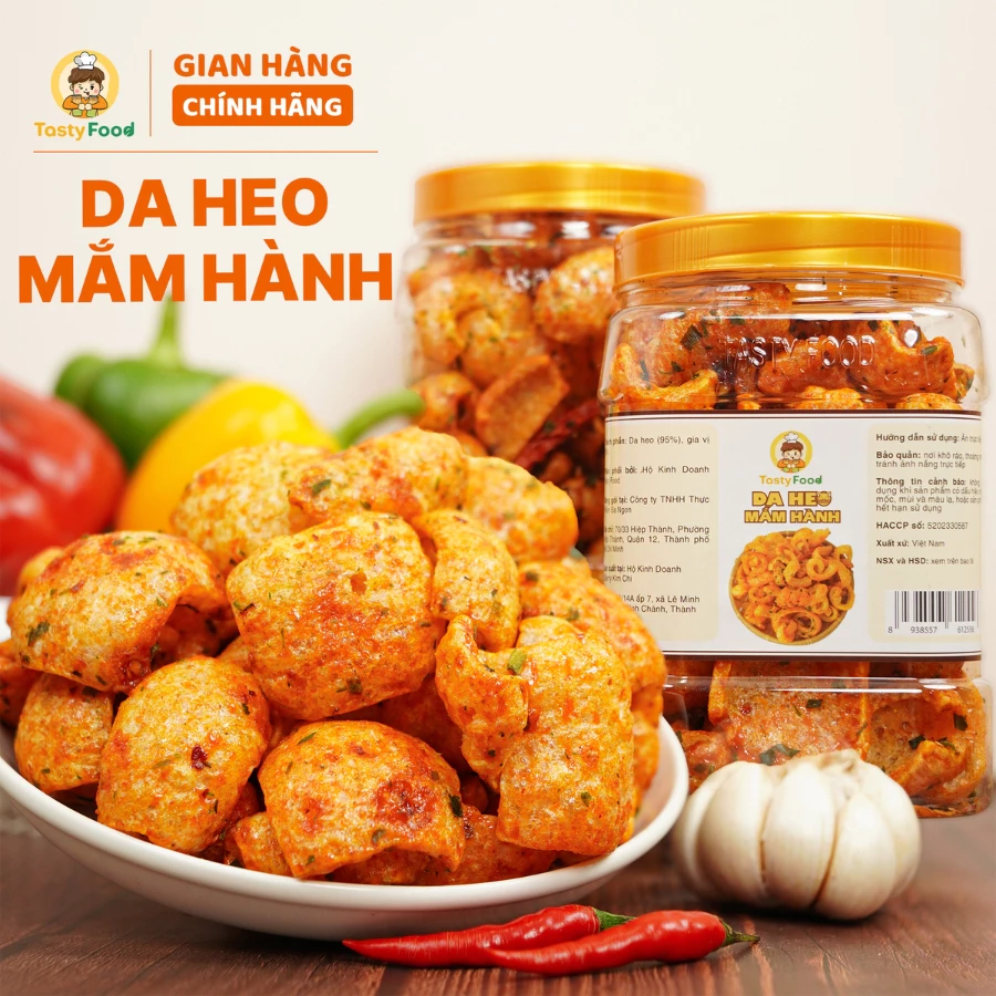 Da heo mắm hành Tasty Food- Hũ vuông 250g