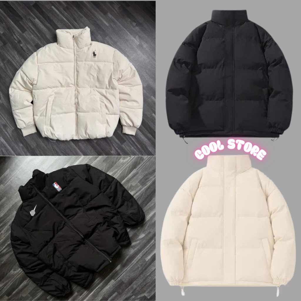 Áo khoác phao nam nữ DREP cổ cao trần bông siêu ấm  chuẩn hàng cao cấp , dày dặn chuẩn form COOL STORE AD1