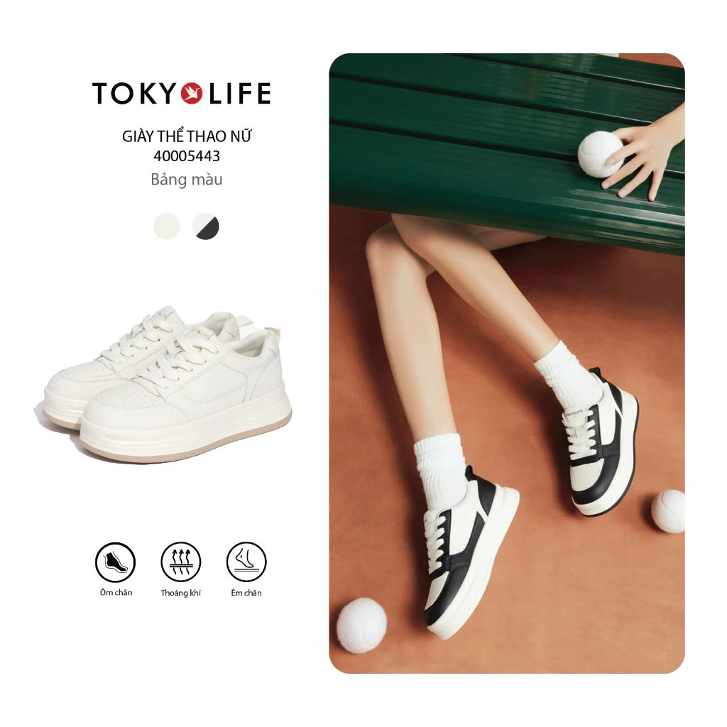 Giày Thể Thao Nữ Đế Cao Êm Chân Siêu Nhẹ 40005443 - TOKYOLIFE