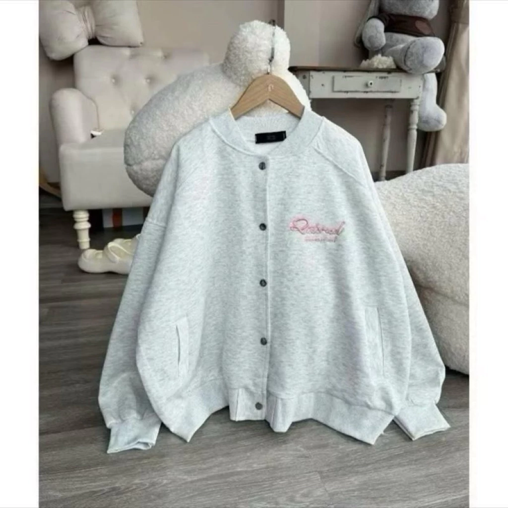 Áo khoác nữ bomber form rộng trẻ trung năng động hottrend phong cách hàn quốc- bomber Q