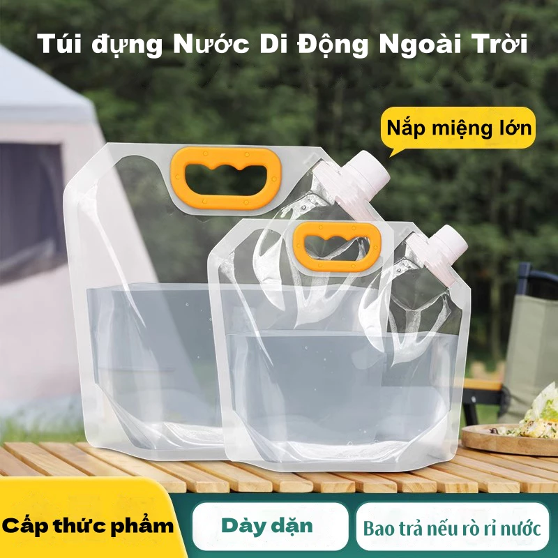 Túi nước Túi đựng nước ép bia Túi đựng sữa lỏng Túi Đựng Nước Cầm Tay Du Lịch Ngoài Trời