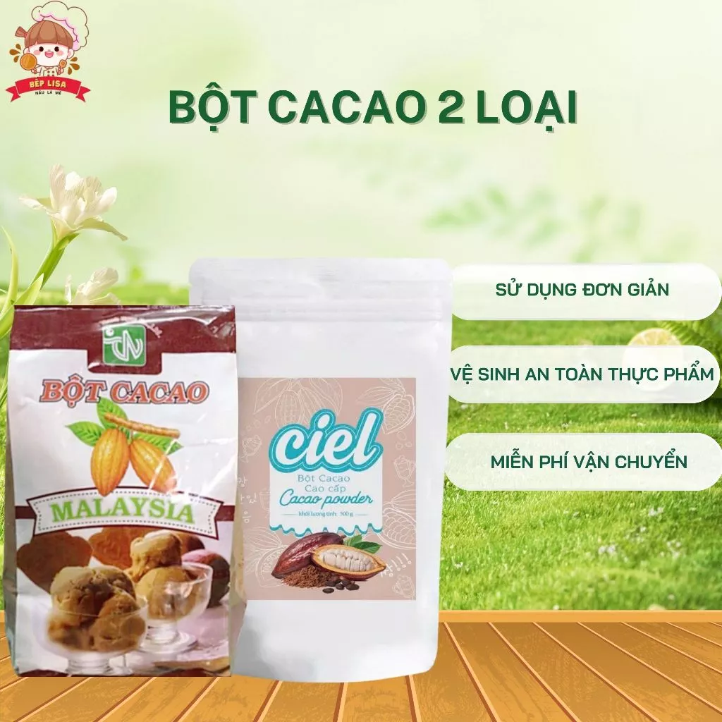 Bột cacao Ciel/ Malaysia TânThanh Ngọc thơm ngon tại Bếp Lisa