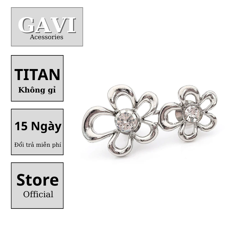 Ghim gài thắt lưng đính đá thiết kế gavi thời trang nữ nhiều kiểu dáng phong cách Hàn Quốc