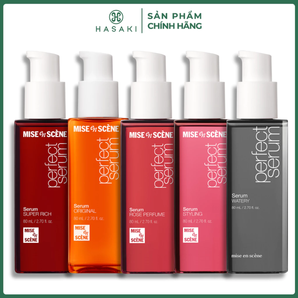 Serum Dưỡng Tóc Mise en scène Original Giúp Tóc Chắc Khỏe, Phục Hồi Hư Tổn, Dưỡng Tóc Suôn Mượt 80ml Hasaki Chính Hãng
