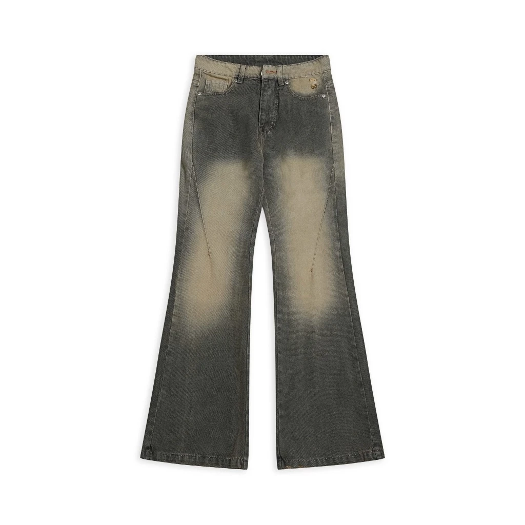 LOE GRIND FLARED JEANS WASH VER 1 - Quần jeans ống loe wash Whose Studio 1756