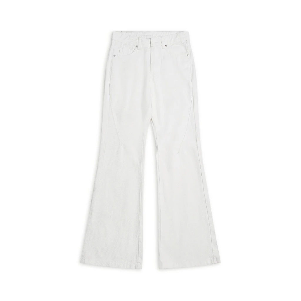 LOE WHITE FLARED JEANS WASH VER 1 - Quần jeans ống loe wash Whose Studio 1824