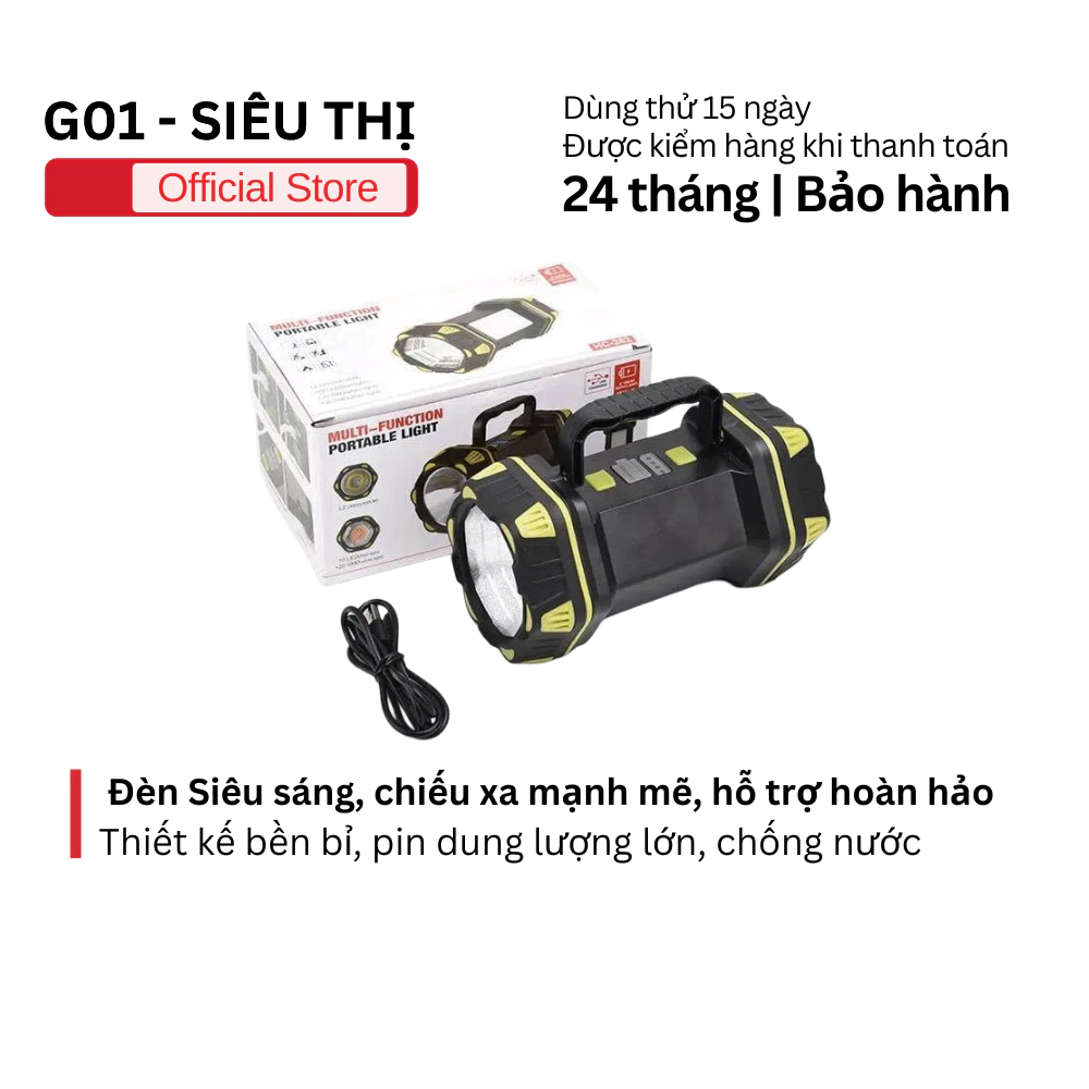 Đèn pin police japan HC-262, đa chức năng siêu sáng chống nước, độ bền vượt trội, chiếu xa mạnh mẽ