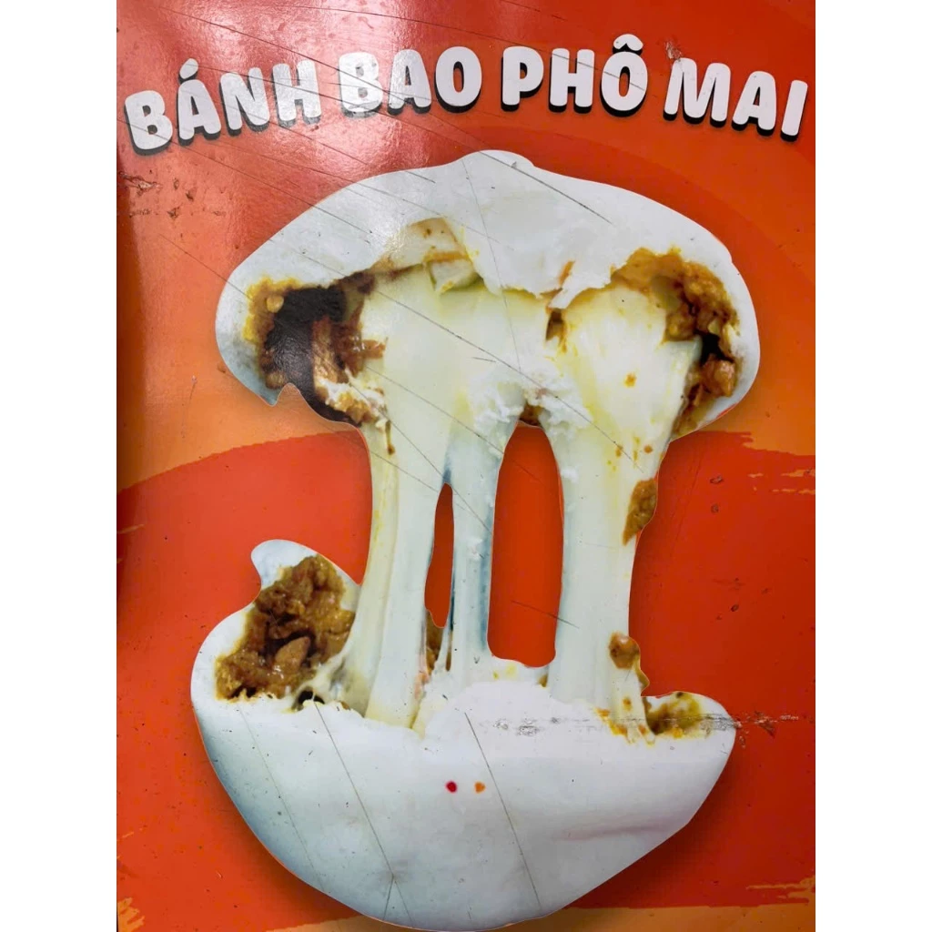 Hộp 4 cái. Bánh Bao Sữa Tươi Nhân Phô Mai NgọcPao.bánh bao tươi ngọcpao. Bánh bao tươi nhiều vị. Hộp 4 cái( nguyên hộp)