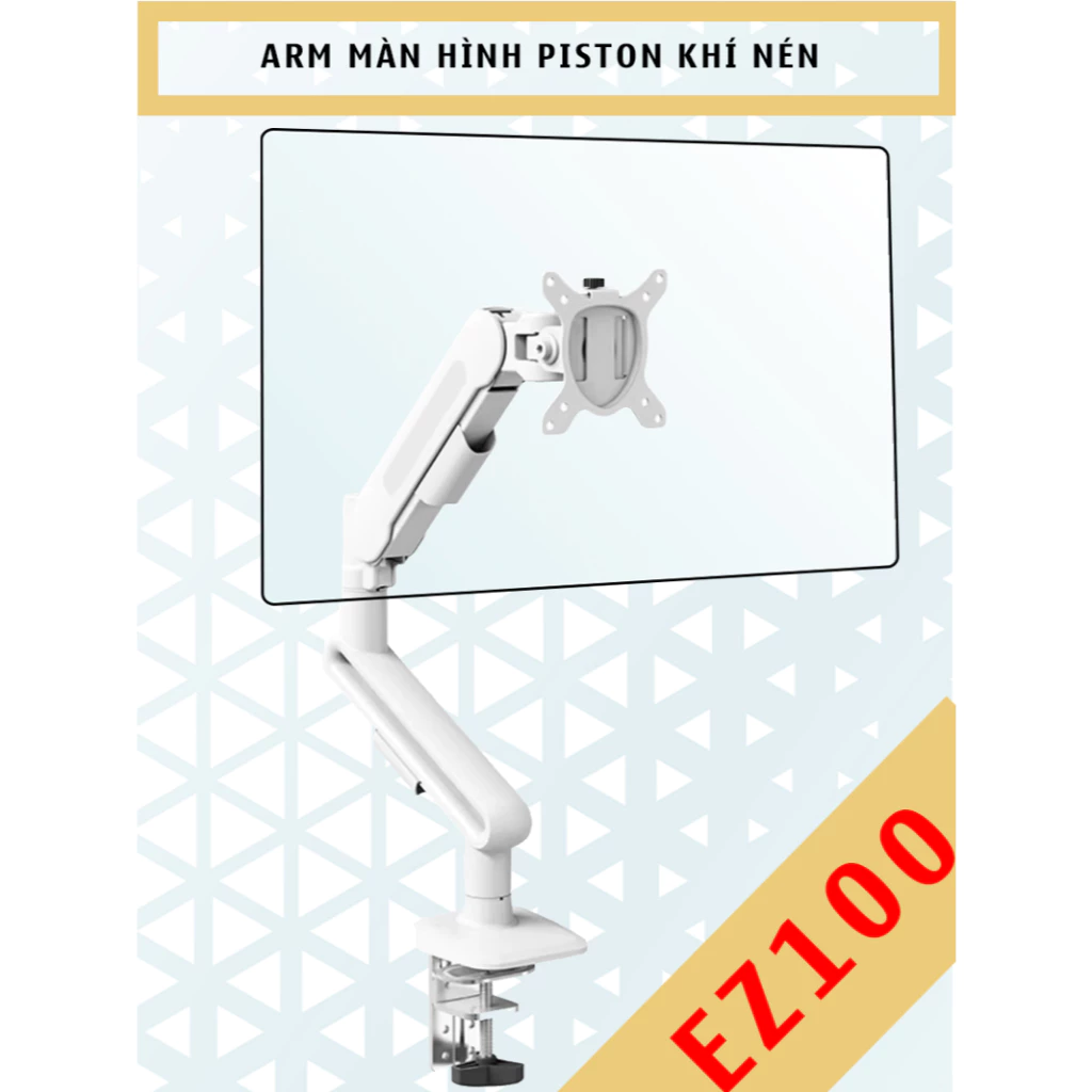 EZ100 PRO [Màu TRẮNG/ĐEN]  /Giá Treo Màn hình máy tính/ ARMmàn hình/ [27" - 40"] [Cao cấp hơn F80]