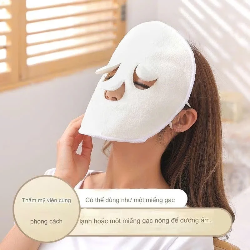 Khăn Mặt Nén Nóng Tái Sử Dụng Cho Máy Hấp Mặt Nóng Và Lạnh Chăm Sóc Da Dưỡng Ẩm