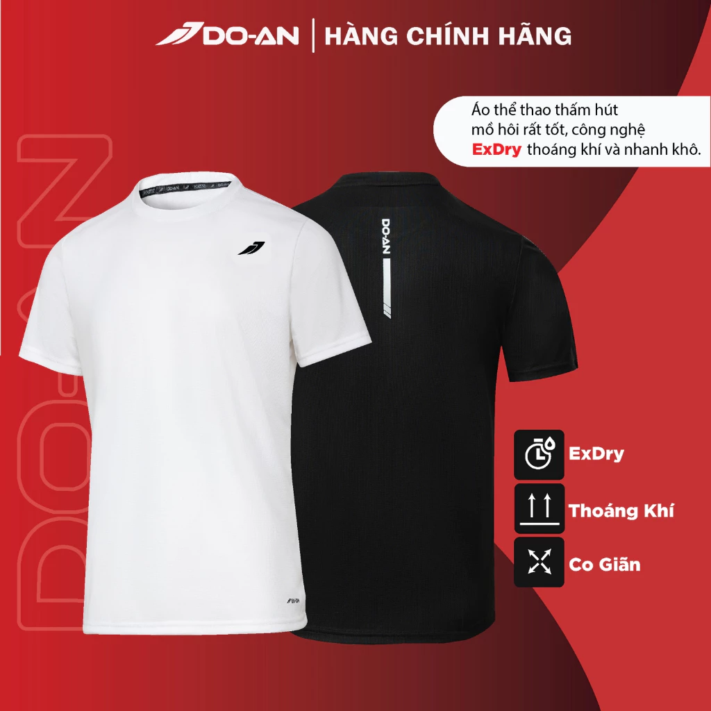 Áo thể thao DO-AN D1 Basics nam thấm hút nhanh khô – thoáng mát, co giãn 4 chiều, dễ phối đồ-QA-AD1