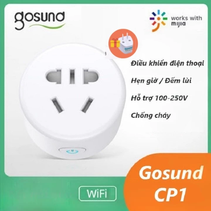 Ổ điện thông minh Xiao Gosund CP1 - Ổ cắm điên thông minh Xiao gosund cp1