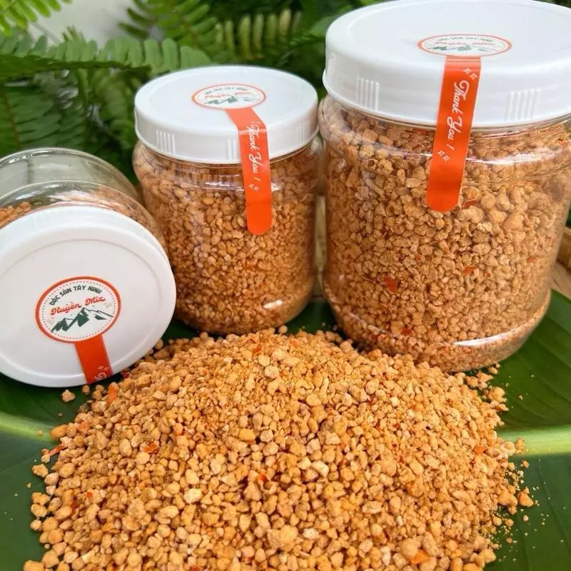 (D1) Muối Tỏi Ớt Chay Siêu Cay Rang Tay Truyền Thống - Đặc Sản Tây Ninh