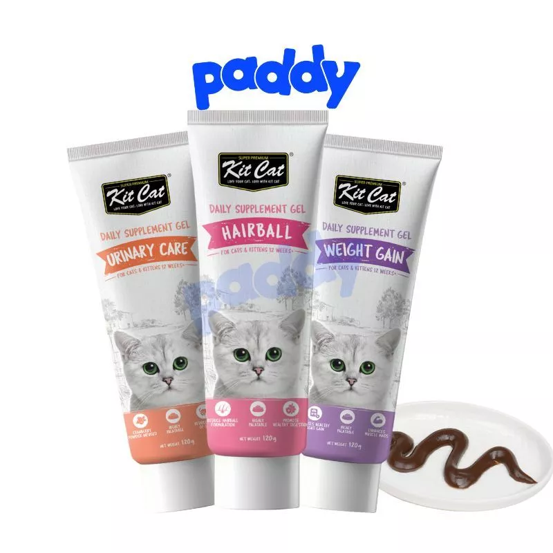 Gel Dinh Dưỡng & Chức Năng Cho Mèo Kit Cat Daily Supplement 120g