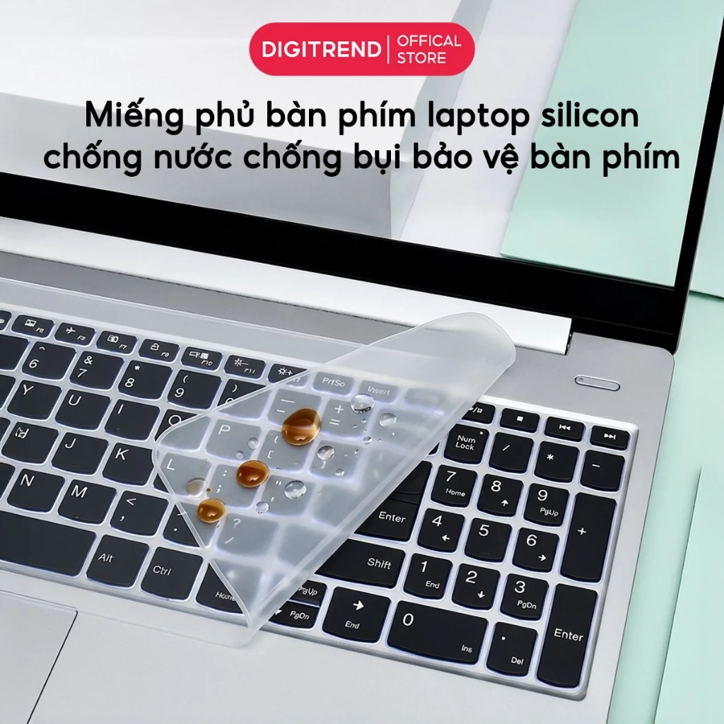 Miếng Phủ Bàn Phím Laptop Silicon SMTech Chống Bụi Bẩn Lót Phím Chống Nước Đa Năng Bảo Vệ Bàn Phím