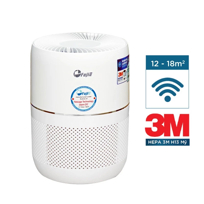 Máy lọc không khí ion âm Fujie AP300 4 cấp lọc