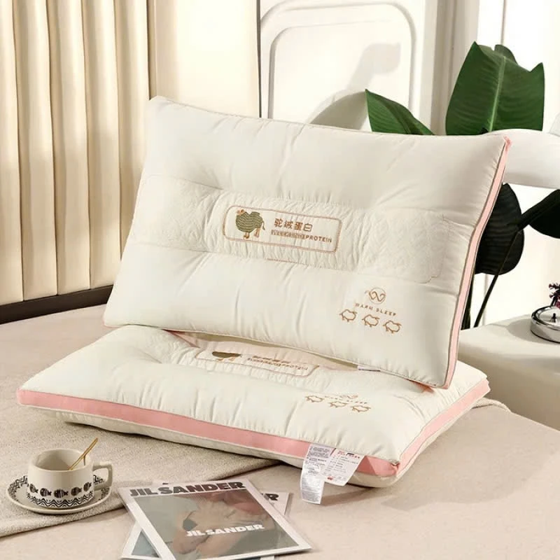Gối MATXA LẠC ĐÀ kháng khuẩn cao cấp kích thước 50 x 70cm hàng chuẩn nhập khẩu lõi bông gòn